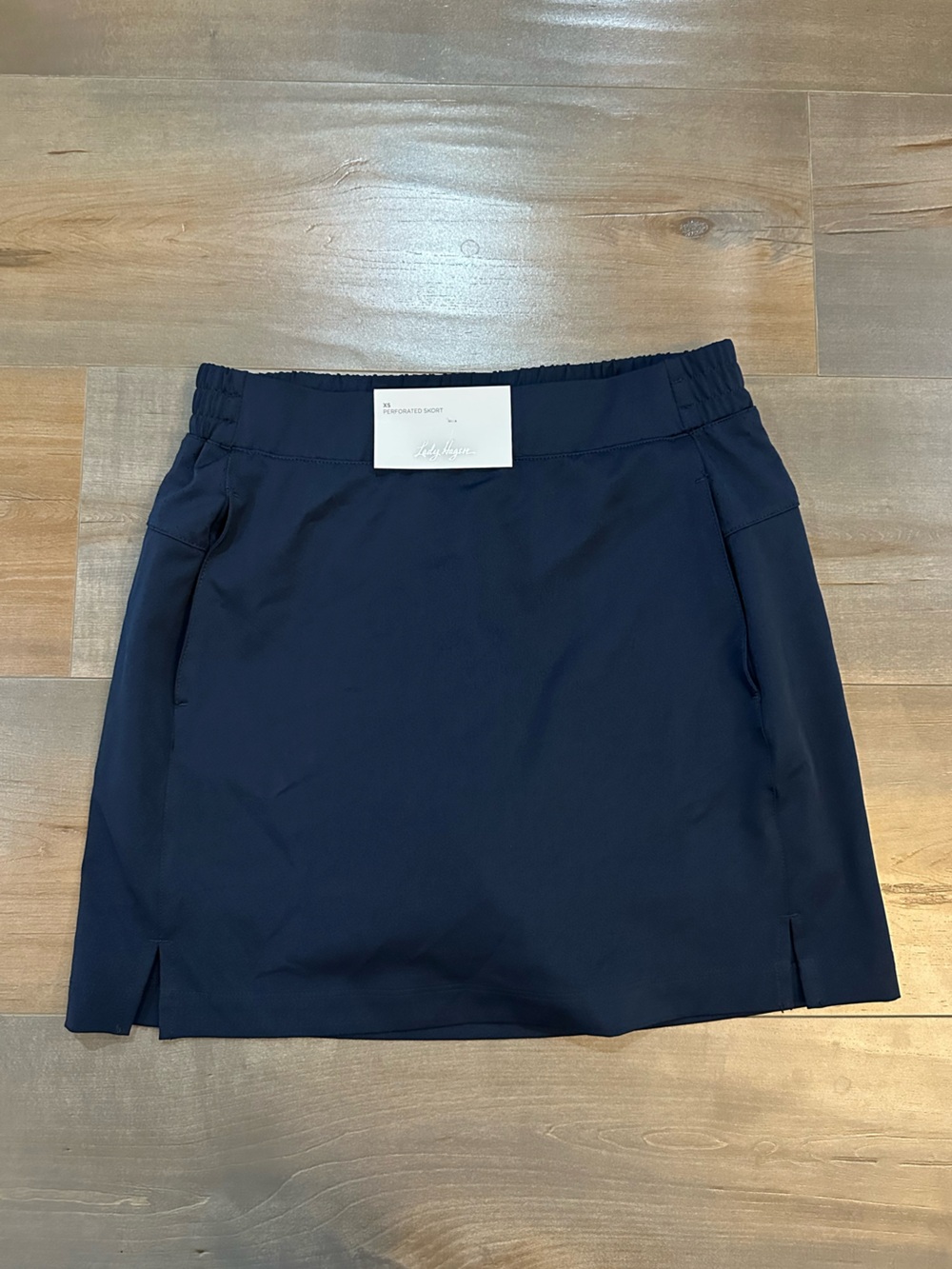 Lady Hagen 16” Perforated Navy Performance Golf Skort